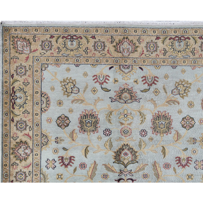 Maharajah Wool Oriental Area Rug in Gray/Brown