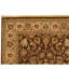 Hand Knotted Wool Area Rug in Brown And Cream