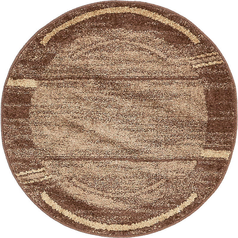 Abstract Area Rug, Round 99cm