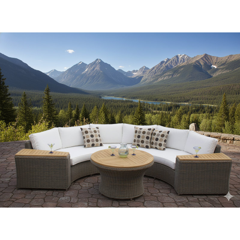 Hobbs Outdoor Side Table , 34.25'' in. W 16.14'' in. D