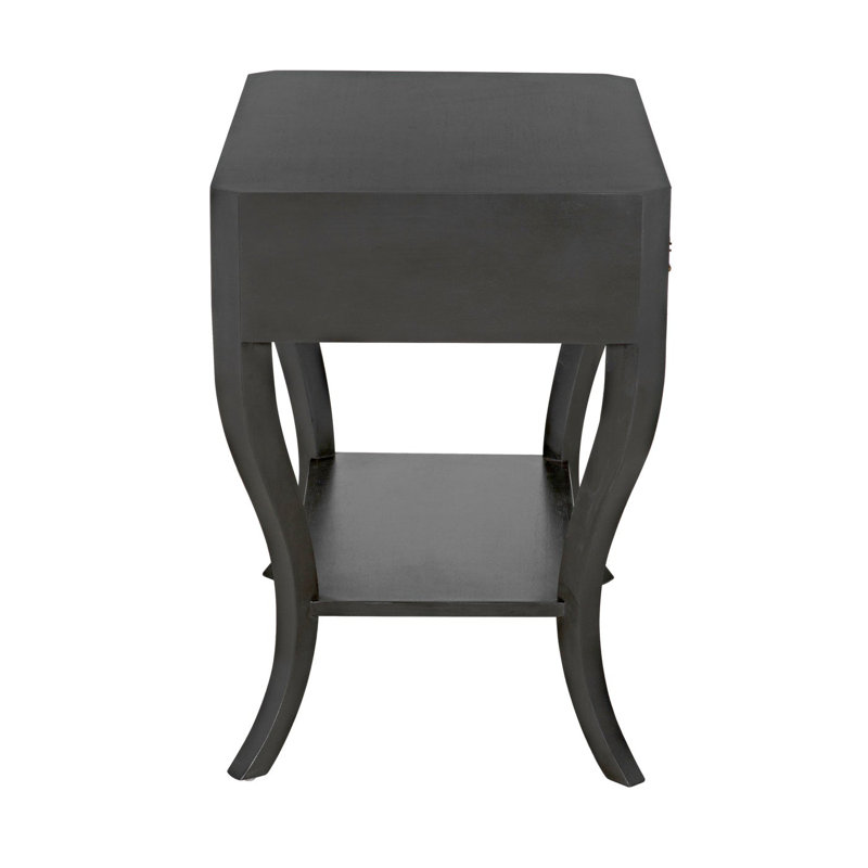 Weldon Solid Wood End Table, Pale