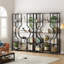 Analya 168.9cm H x 103.9cm W Metal Geometric Bookcase-624760729