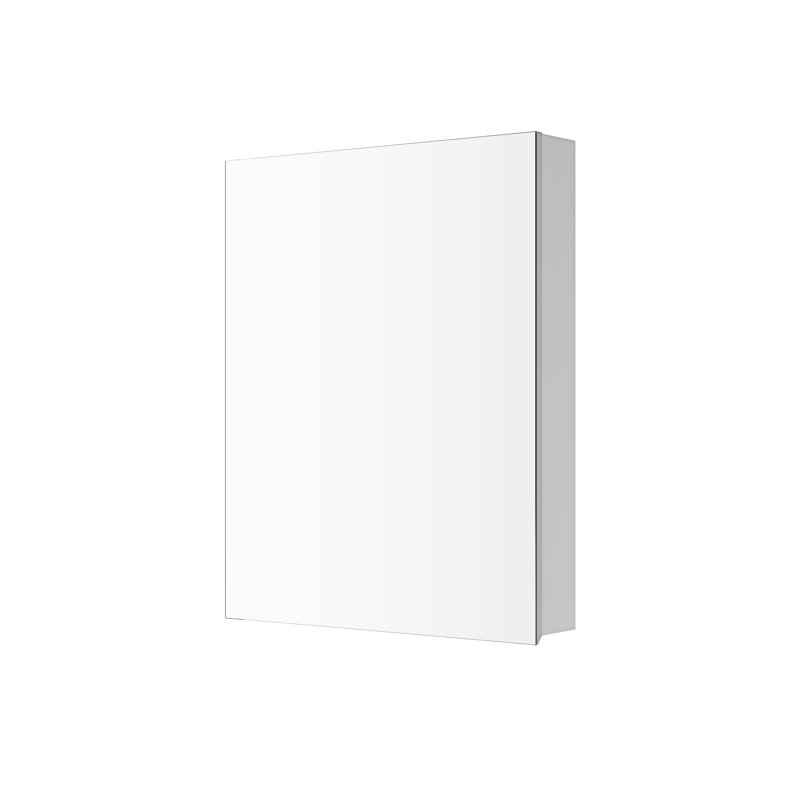 Armoire de salle de bain spacieuse 24 po x 30 po avec miroir biseauté - blanc l 24 po x H 30 po