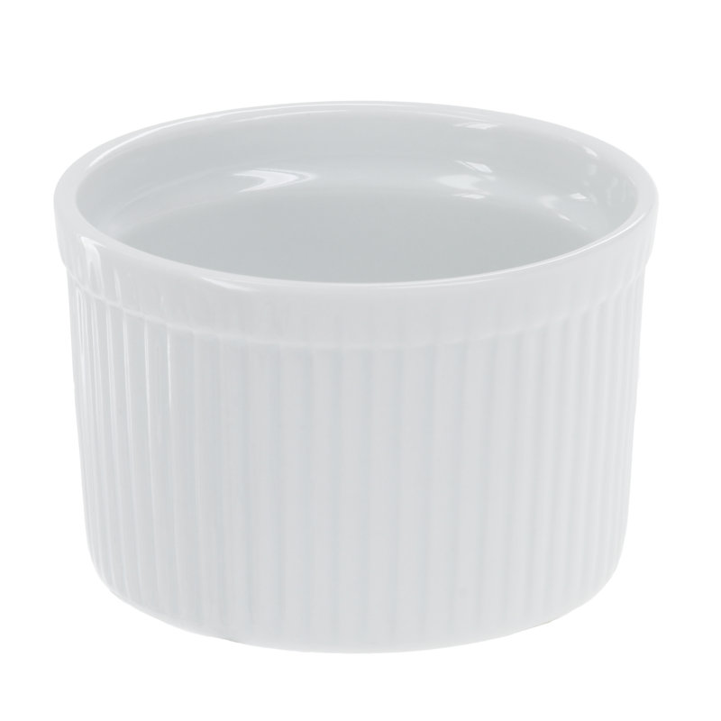 BIA Cordon Bleu Classic Tall 10-Ounce Porcelain Souffle Dishes