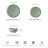 Farrar 18 Piece Water Ripple Design Stoneware Dinnerware Sets-464535944