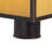 Avaline Stained Glass Lantern Head Post Lantern