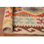 Tapis oriental en laine tissé à plat 9 x 12