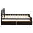 Solid Wood Platform Storage Bed-1506044258