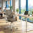 Adjustable Ergonomic Computer Office Desk Chair With Built In Lumbar Support And Flip Up Padded Armrests For Home Office Study Workstation Conference Room-554508946-554508950
