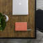 Solid Wood Top Metal Base Writing Desk