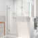 Unidoor-X 60 in. W x 36 3/8 in. D x 72 in. H Frameless Rectangle Shower Enclosure