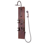 Mojave Hammered Copper Shower Panel