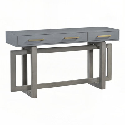 3-Drawers Console Table for Entryway, Hallway, Living Room