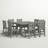Traditional Garden 9-Piece Nautical Trestle Dining Set-50288492