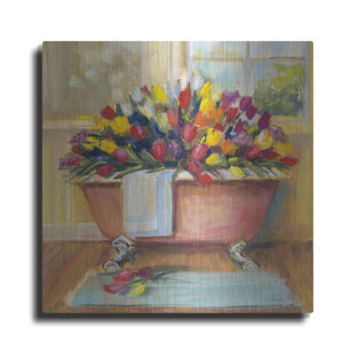" Bathtub Bouquet II " by Carol Rowan