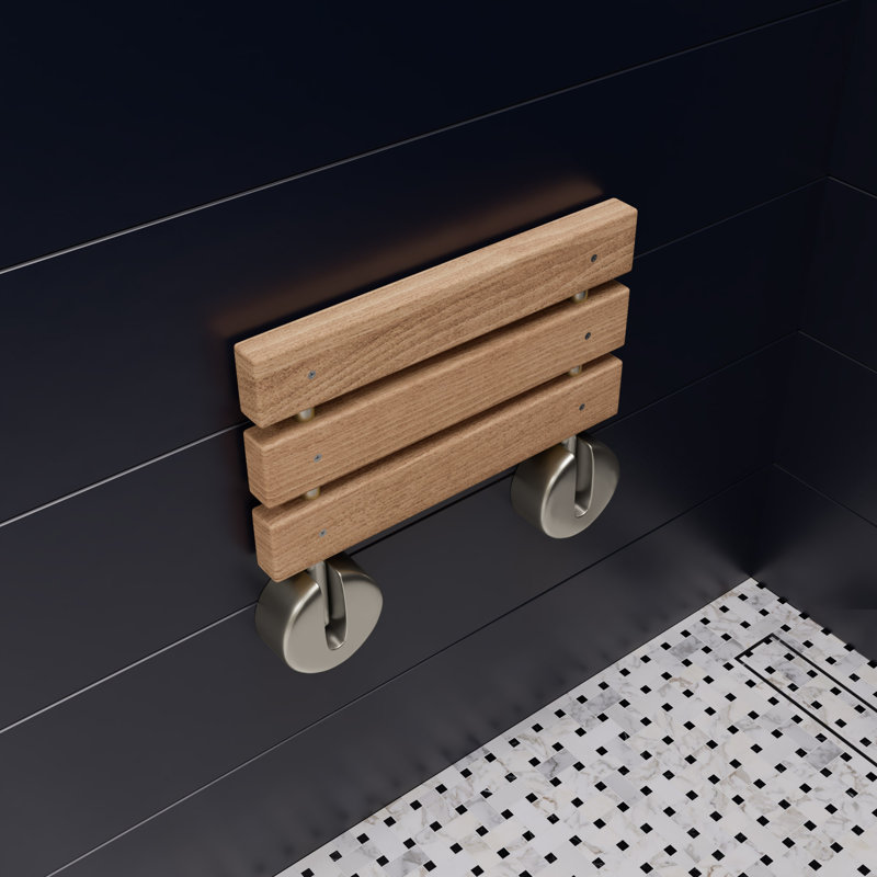 Siège de douche en bois de teck