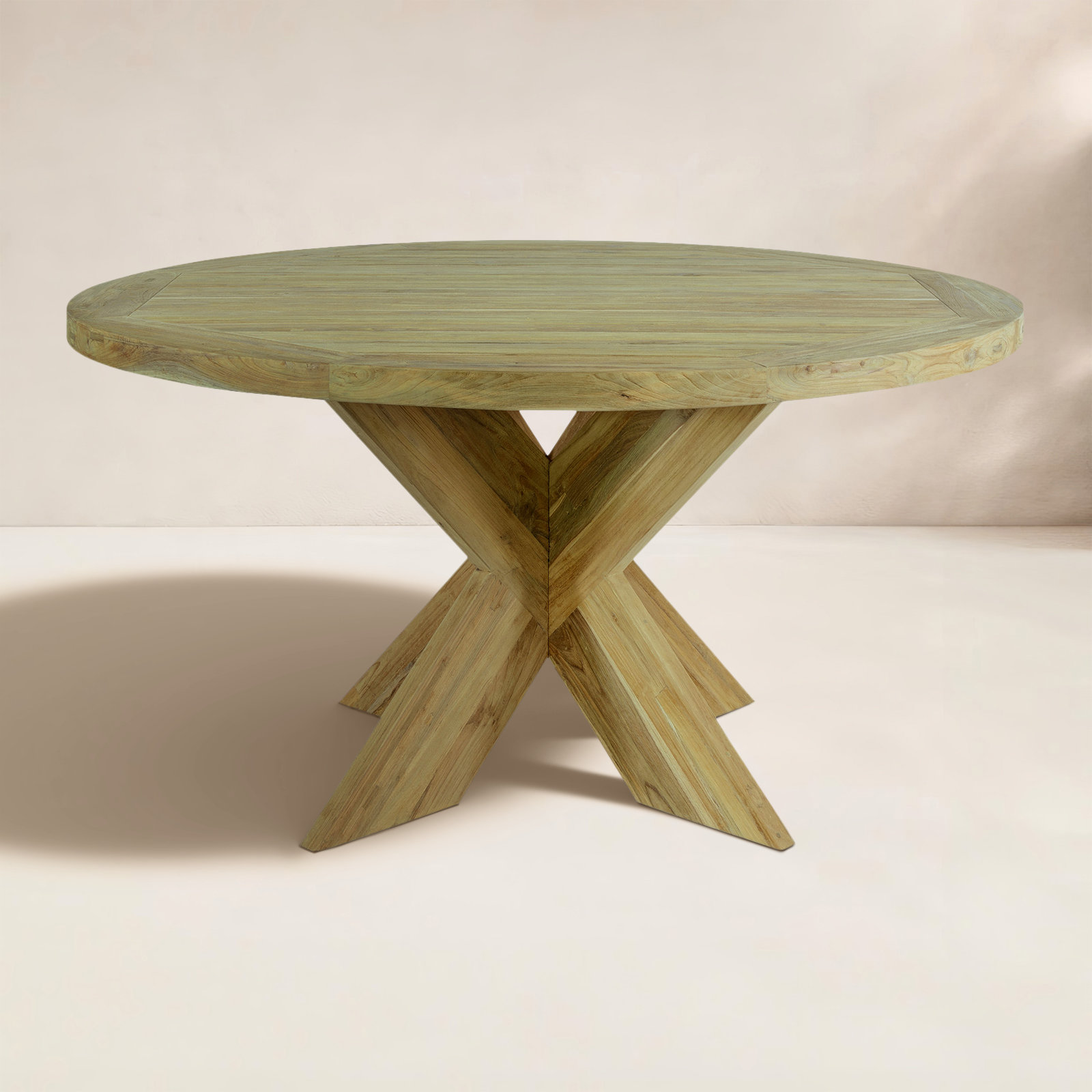 Beardall Teak Patio Dining Table, 51"
