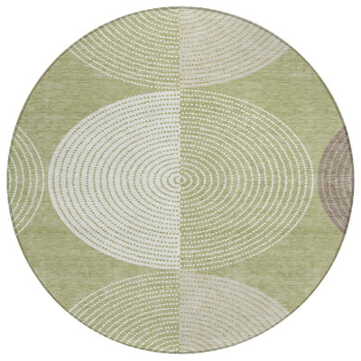 Machine Washable Indoor/Outdoor Howle ACN2281 Geometric Rug