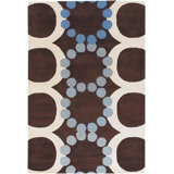 Avalisa Brown/White Area Rug