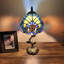 Tiffany Table Lamp Stained Glass LED Bulb Included 8"W*8"D*16"H-1122086631
