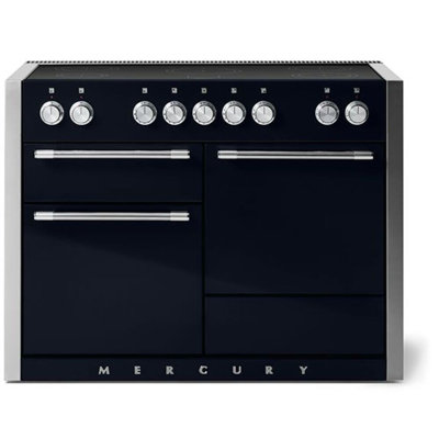 AGA Mercury 48"W. 6 Cu.Ft. Freestanding Induction Convection Range with Brushed Nickel Trim