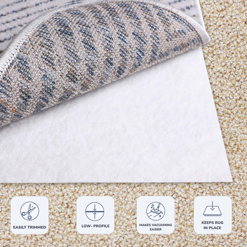Sous-tapis antidérapant pour tapis, Rectangle 2 pi x 3 pi