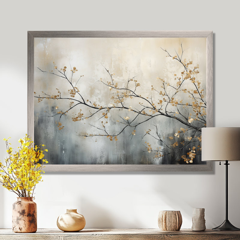 Arbre monochromes éthéré Reverie I - art mural arbre monochrome, impression murale arbre de couleur douce, Cadre photo unique