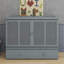 Grand lit escamotable avec port USB et tiroir-375595026