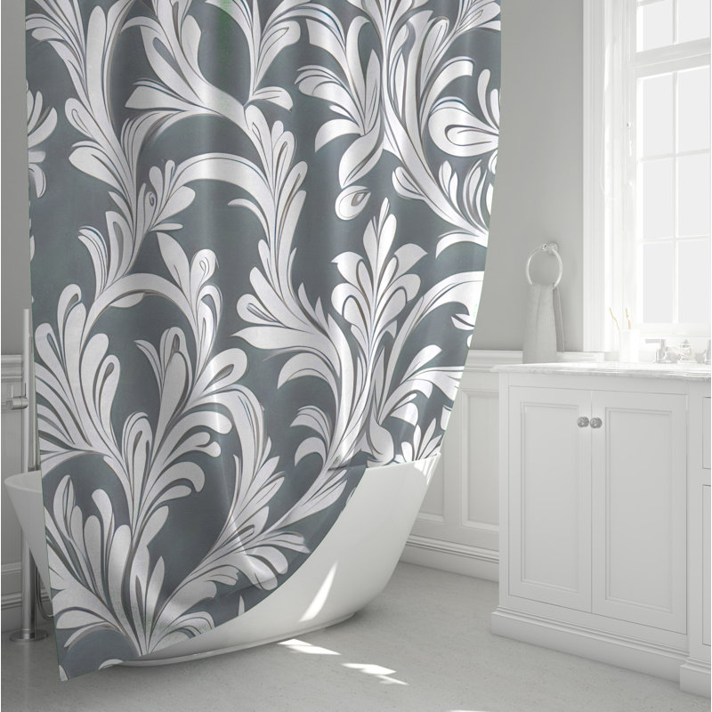 Rideau de douche Hyndman, H 83 po x l 70 po, Light Grey