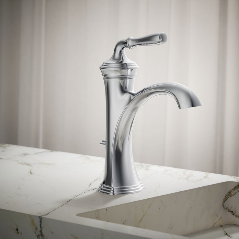 Robinet de lavabo de salle de bain monocommande avec drain Kohler Devonshire, 1,2 gal / min, Chrome poli
