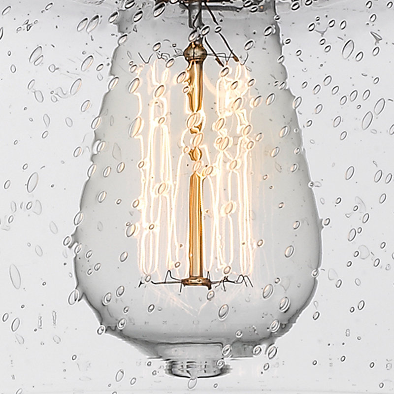 Aditi Bell 1 Light 8" Flush Mount, Seedy, LED