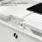Modern Minimalist Nightstand with 3 Drawers & Hidden Charging Station, White-594578583-594249059