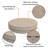 Decorative Indoor Outdoor Waterproof Round Cushion Cover, Patio Bar Stool UV Resistant Seat Cover-645192068