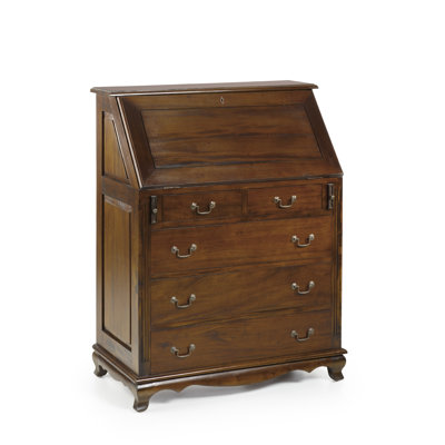Solid Wood Secretary Desk