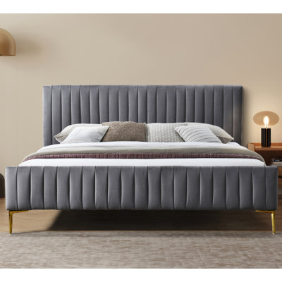 Lit plateforme tapissier Julia