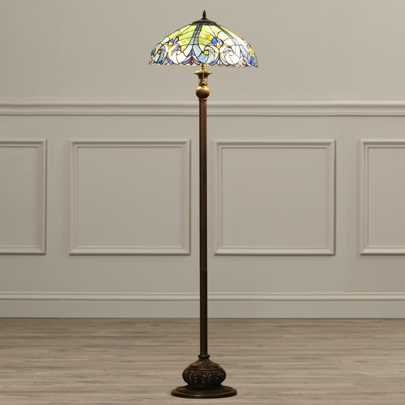 Beley 63'' Antique Bronze Traditional Floor Lamp