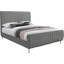Lit plateforme tapissier à profil bas Zara-496311335-496311384