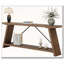 Industrial Extra-Long Console Table with Storage Vintage Charm-880074719