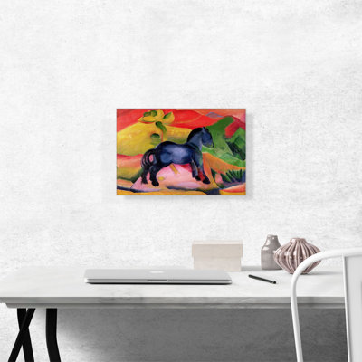 " Little Blue Horse 1912 " by Franz Marc Painting Print
