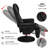 Inbox Zero Reclining Ergonomic Swiveling PC & Racing Game Chair with Built-in Speakers and Footrest-1443260513