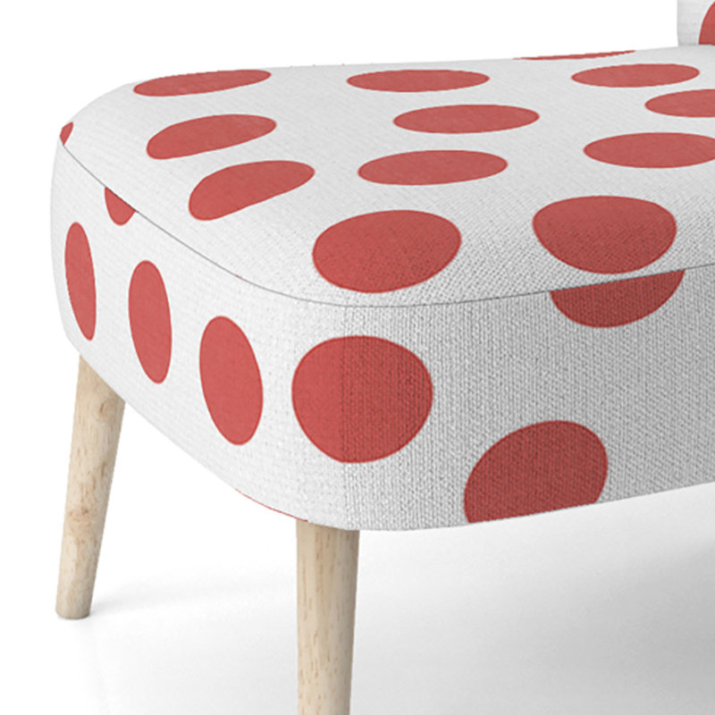 Chaise d'appoint rembourrée Red Dot