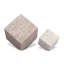 Travertine Cube Sculpture Set-Romano Fosse Travertine