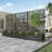 Metal Planter Box with Trellis with Wheels-1151878042