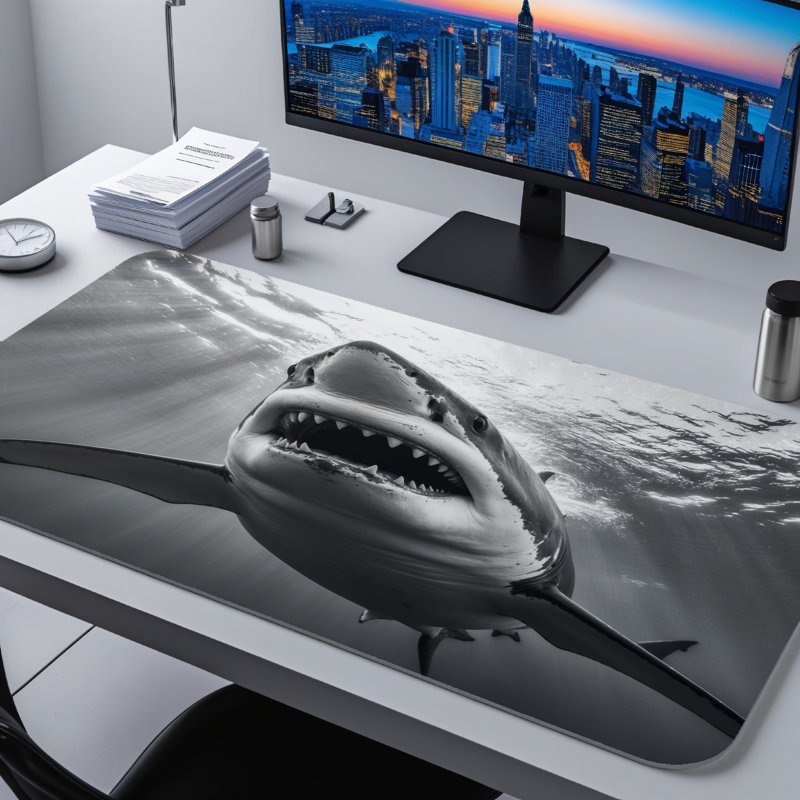 Polyester Desk Pad, 14.4x12.1