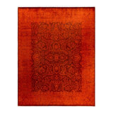 Overyed One-of-a-Kind Rectangle 8'2" X 10'5" Hand Knotted Area Rug