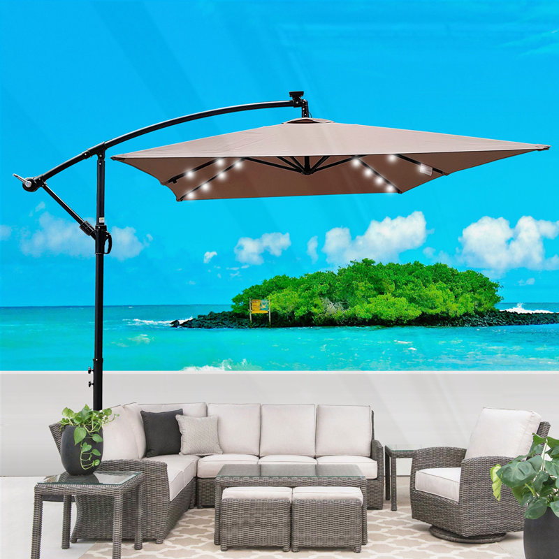 Parasol d'extérieur rectangulaire 2x3M