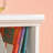 Bookcase/Footboard, White Finish