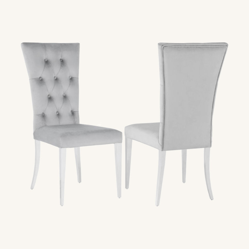Chaises de salle à manger, Gris