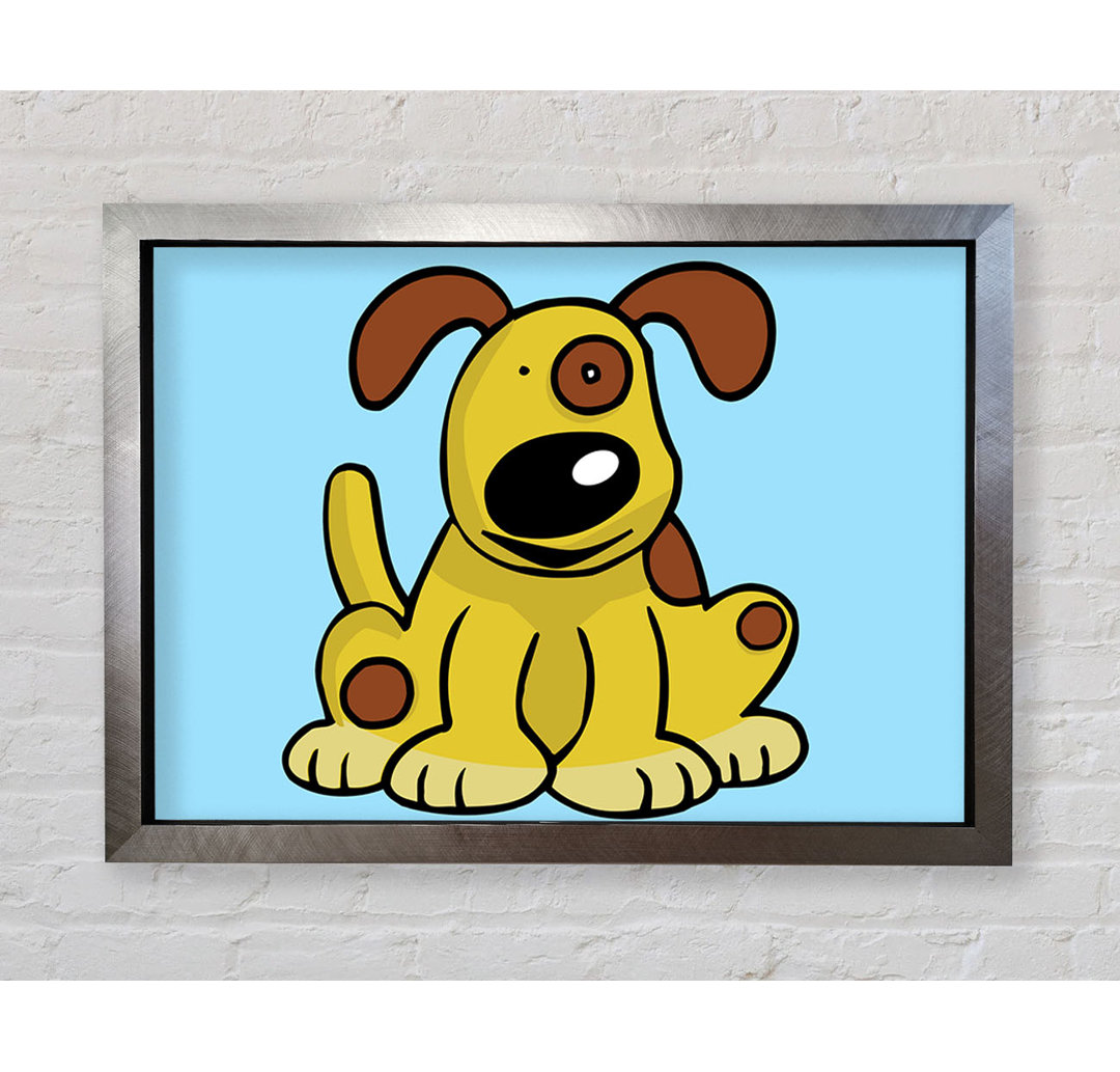 Hund Cartoon Schwanz - Druck