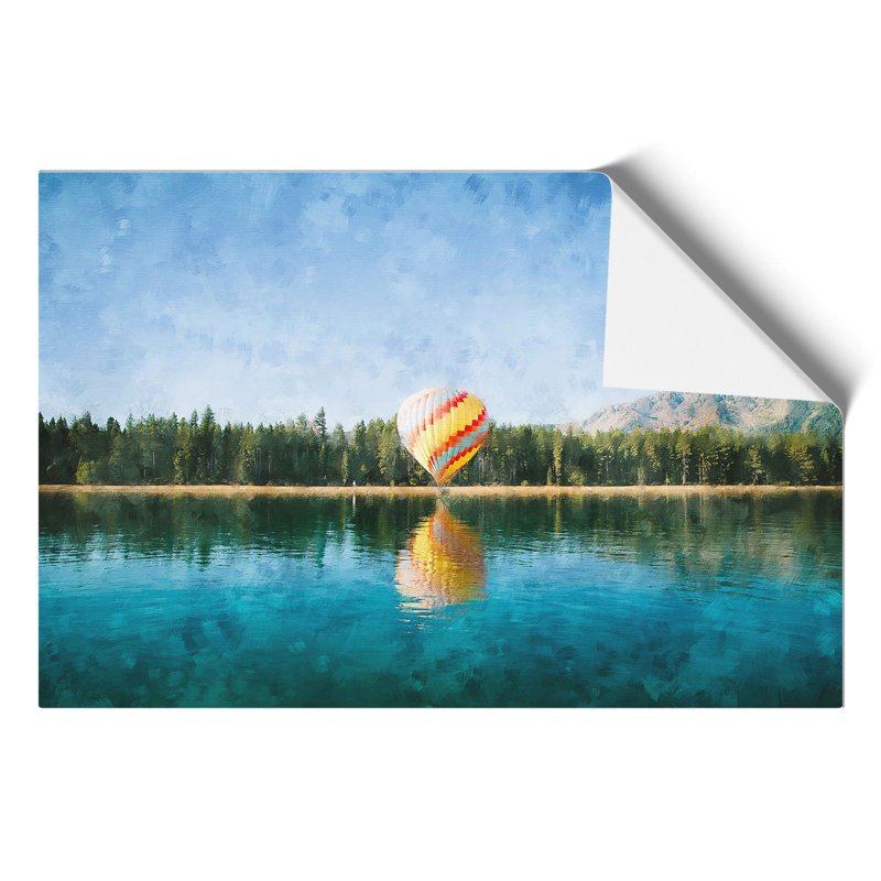 Hot Air Balloon Painting - Frameless Print, 42cm H x 59cm W x 0.1cm D